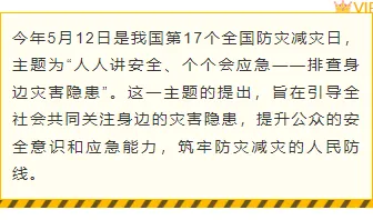 全国防灾减灾日公众号排版怎么做?2026精选样式素材与模板推荐 5 样式ID:159119 全国防灾减灾日边框内容简约黄色样式