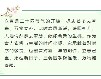 样式ID：168804 立春节气上下图文古风绿色样式