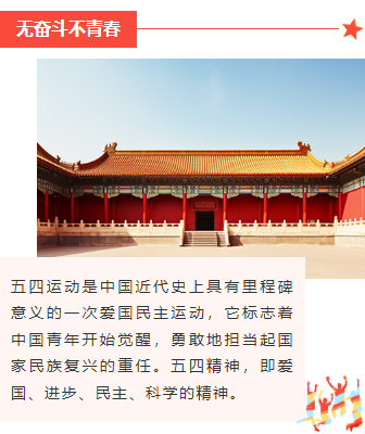 样式ID：142202 五四青年节上下图文政务红色样式