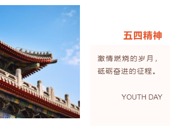 样式ID：103625 五四青年节红色政务简约左右图文组合