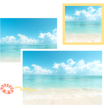 样式ID：160780 夏季防溺水三图简约蓝色样式