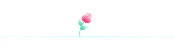 样式ID：112906 520情人节告白粉色玫瑰花GIF分割线