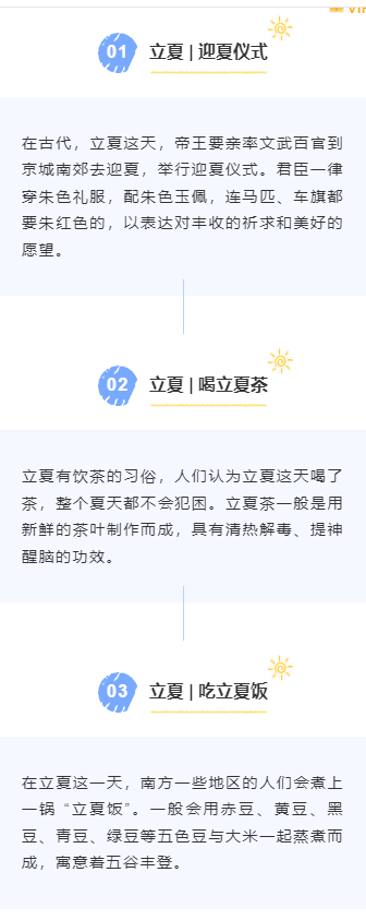 样式ID：158844 立夏节气段落正文文艺清新蓝色样式
