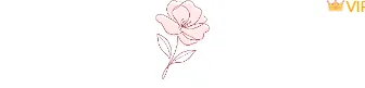样式ID：172360 母亲节描边花小图标文艺温馨粉色样式