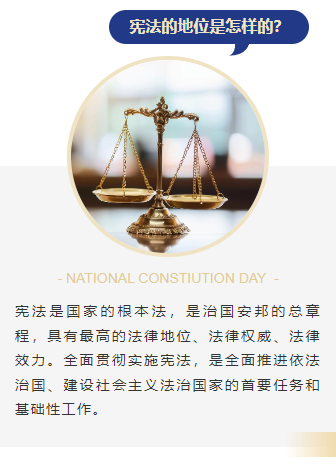 样式ID：136102 国家宪法日法制宣传上下图文
