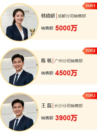 样式ID：166397 喜报表彰左右图文商务红色样式