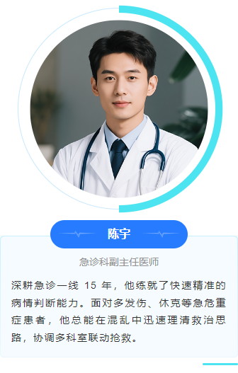 样式ID：162840 中国医师节上下图文简约蓝色样式