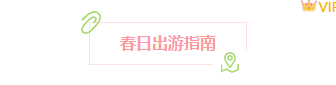 样式ID：157786 春游框线标题文艺清新绿色粉色样式