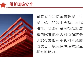 样式ID：111468 全民国家安全教育日红色政务党务左右图文