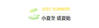 样式ID：114492 蓝色简约二十四节气夏至防暑图片标题