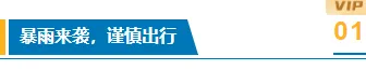 样式ID：130837 气象台风暴雨预警简约蓝色底色标题