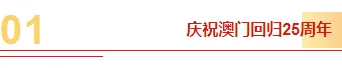 样式ID：153413 澳门回归纪念日编号标题简约政务红色样式