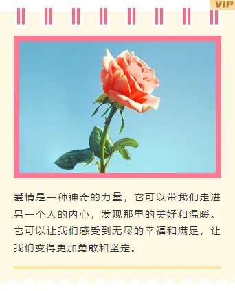 收藏!2026银色情人节公众号排版必看:10款爆款样式+5套精选模板 12 样式ID:159295 520网络情人节上下图文文艺粉色样式