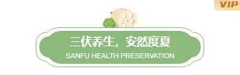 样式ID：161823 三伏养生图片标题绿色清新样式