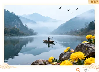 2026中元节河灯公众号排版素材大放送|一键套用省时90% 7 样式ID:176516 中元节单图古风青色米白色样式