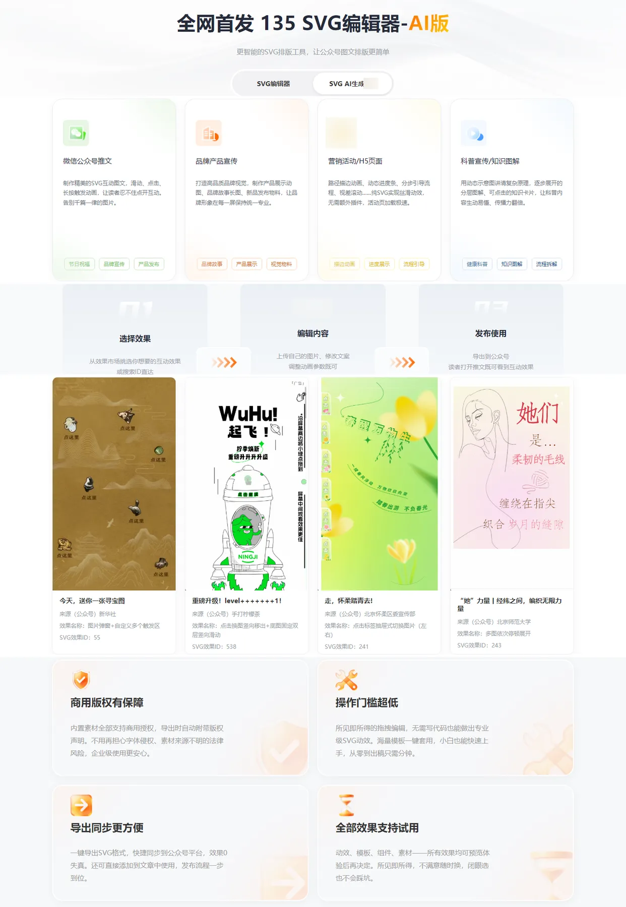 2026公众号SVG互动图文实训:用「点击展开/滑动揭晓」让排版活起来 3 SVG长图/整篇互动框架案例