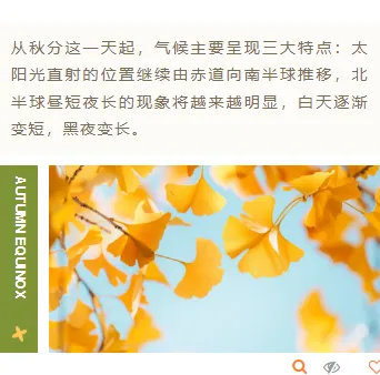 秋分食补公众号排版素材推荐:贴秋膘菜单样式+模板一键套用 6 样式ID:118170 二十四节气秋分简约文艺上下图文