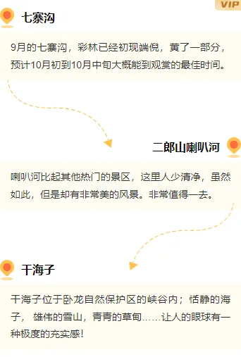 样式ID：133231 国庆节出游景区景点推荐黄色段落文字