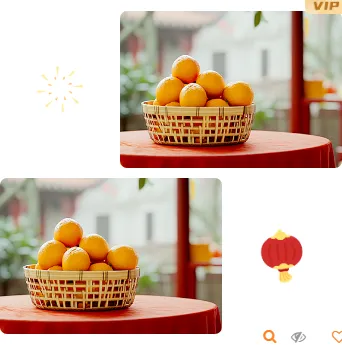 样式ID：154410 寒假放假通知双图简约红色黄色样式
