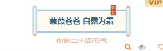 样式ID：177011 白露节气主副标题古风蓝色米色样式