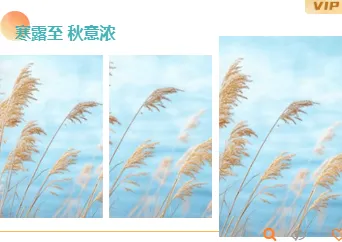 寒露养生公众号排版样式推荐,深秋科普这样排不显说教 13 样式ID:148833 寒露节气三图水彩绿色样式