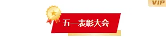 样式ID：171869 五一劳动表彰图片标题红色政务样式