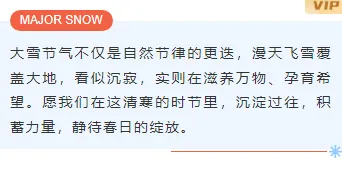 样式ID：166892 大雪节气底色内容蓝色简约样式